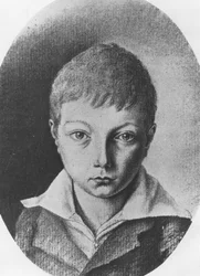 Portrait of Charles Augustin Sainte-Beuve, Aged 9